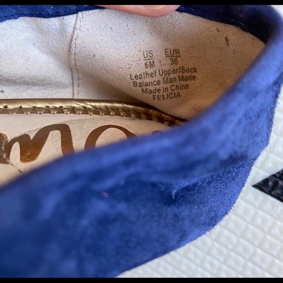Sam Edelman Felicia ballet blue size 6 - Picture 9 of 9